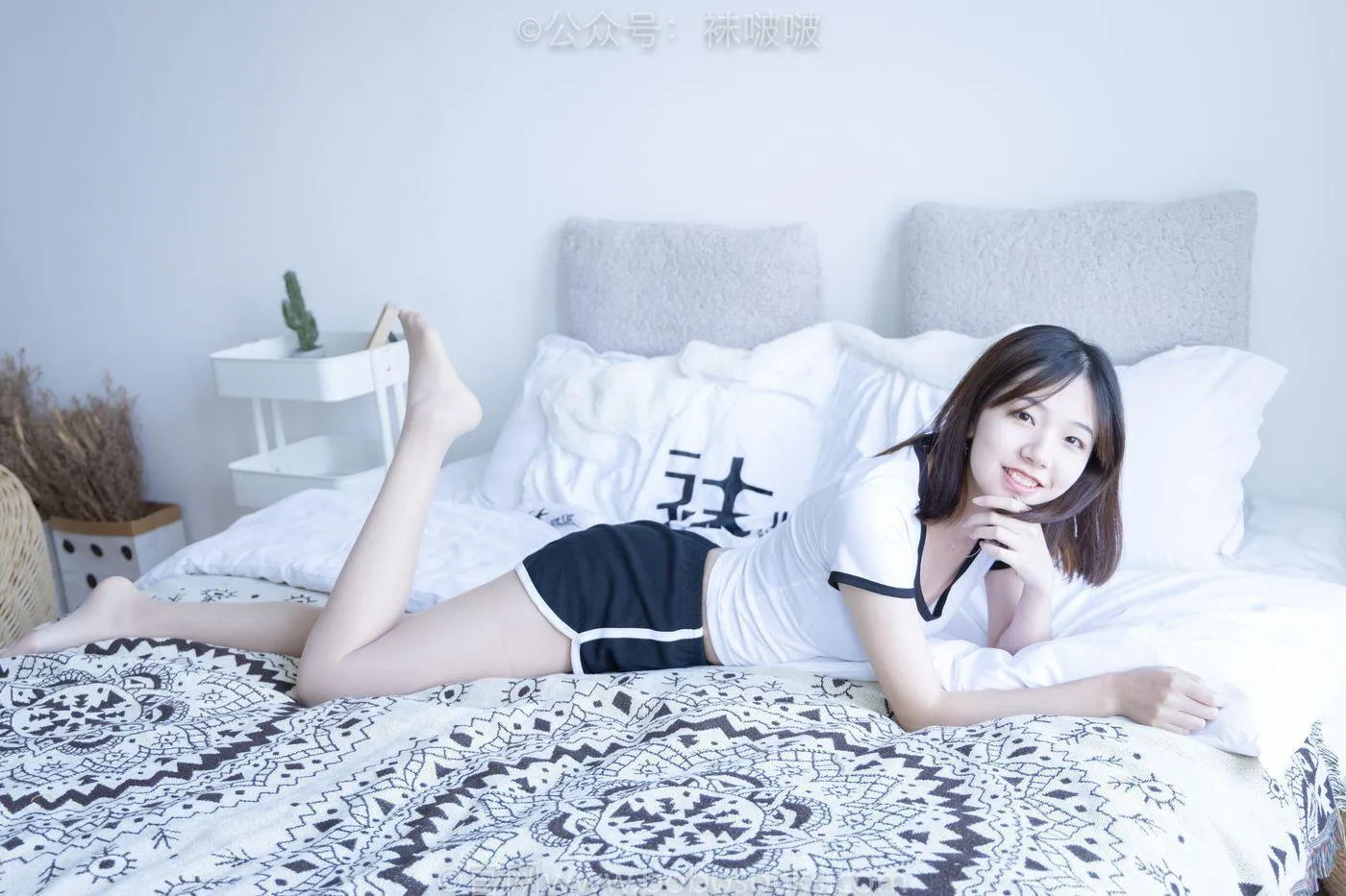 [BoBoSocks袜啵啵]NO.026 小甜豆-体操服、空军一号、白棉袜、肉丝 [149P]插图8